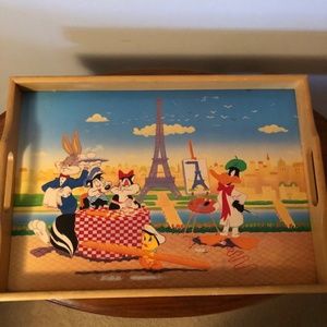 VINTAGE WARNER BROTHERS TRAY BUGS BUNNY TWEETY